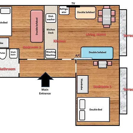 Istanberry - Paradise Two-bedroom With Elevator Aparthotel